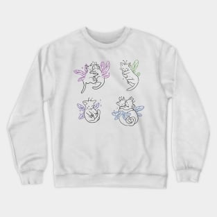 fairy cats Crewneck Sweatshirt